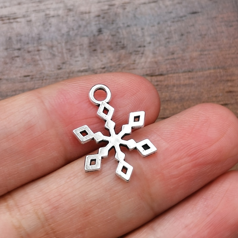 21pc Snowflake Pendant Christmas Charm Jewellery Set